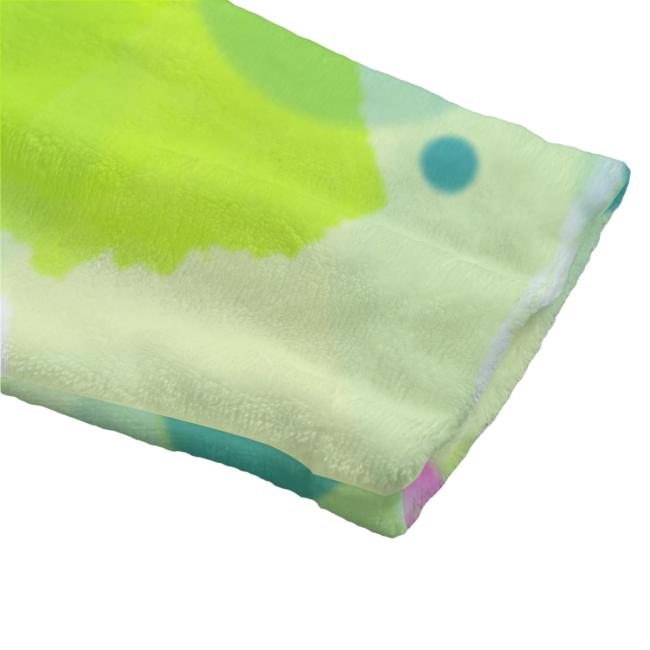 Preview: Bunter Bademantel Dio aus Flanell – flauschig & farbenfroh, Größen S–2XL